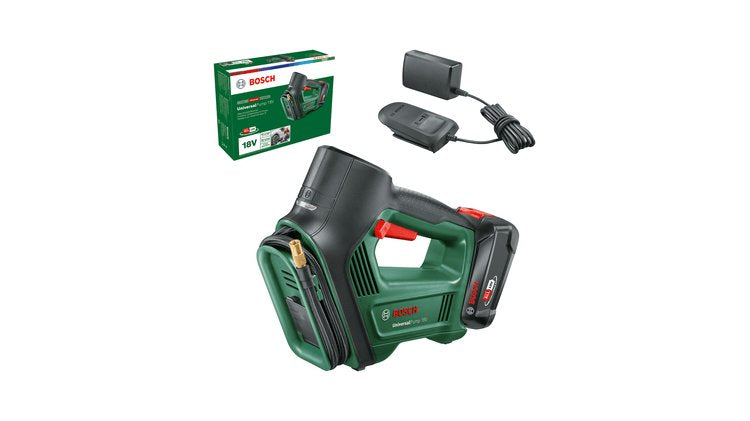 Bosch Bricolaje Y Jardín Bomba De Aire A Batería Universalpump 18v Set Verde Negro, Batería Li-Ion 2,0ah, Power For All Alliance 603947101