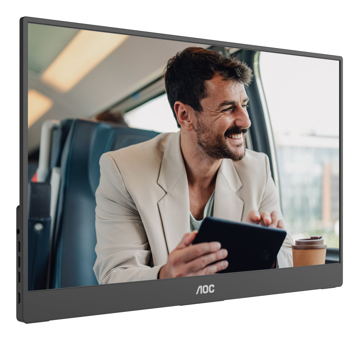 EAN 4038986133449 - AOC 16T20E2 monitor o TV portátil Monitor portátil Negro 39,6 cm (15.6") LED 1920 x 1080 Pixeles imagen 7