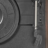 Nedis Tocadiscos 33  45  78 Rpm  18 W Conversión A Mp3  Abs  Mdf  Marrón