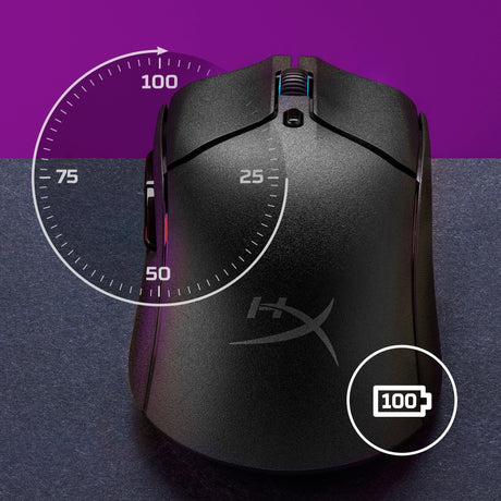 EAN 0196786272554 - HyperX Pulsefire Haste 2 Wireless Black Gaming Mouse ratón Juego Ambidextro RF Wireless + Bluetooth 26000 imagen 5