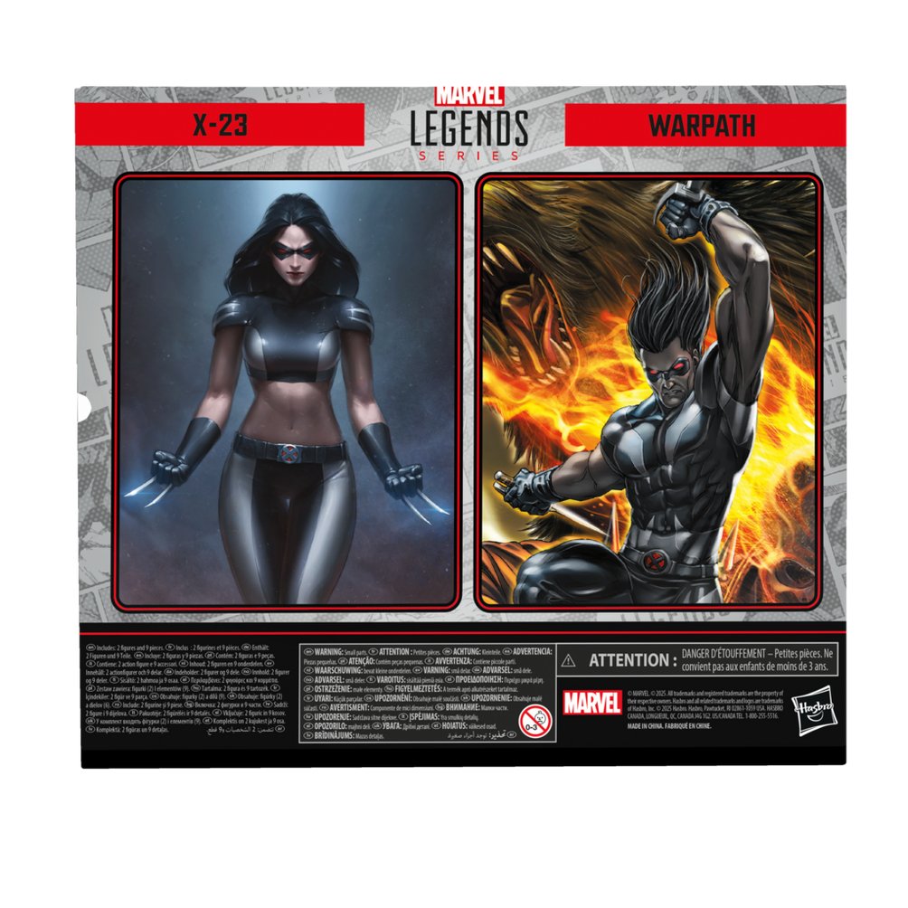 Figura Hasbro Marvel Legends Series X Foce X 23 & Warpath