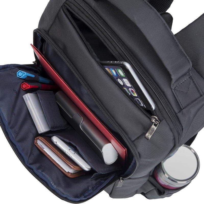 Rivacase 8262 Maletines Para Portátil 39,6 Cm (15.6") Funda Tipo Mochila Negro