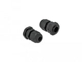 Delock Cableverschraubung Pg7 10 Stück Schwarz