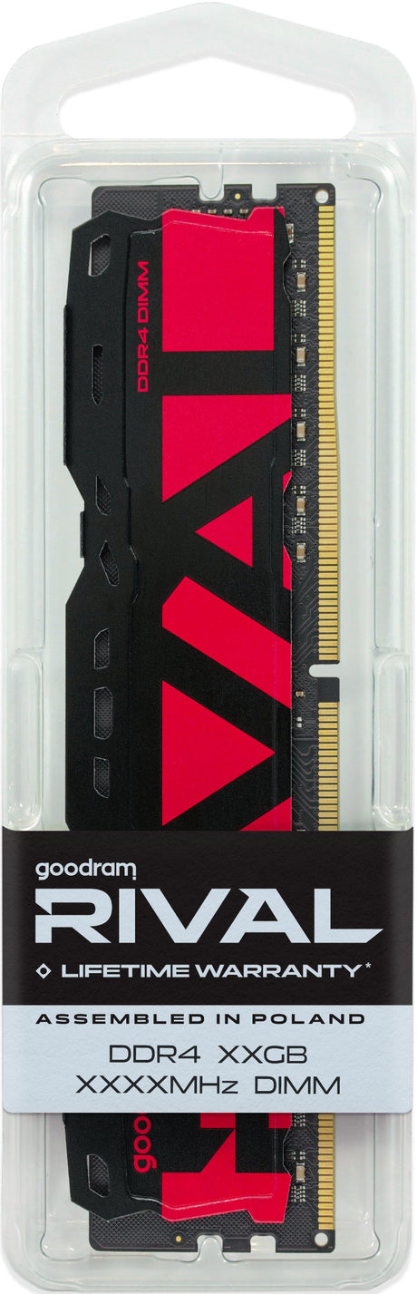EAN 5908267915295 - Goodram *DDR4 Rival Radiant 32GB (1*32)/3200 CL16 Red módulo de memoria 1 x 32 GB 3200 MT/s 288-pin DIMM imagen 6