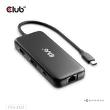 EAN 8719214473488 - CLUB3D CSV-2551 base para portátil y replicador de puertos Alámbrico USB Tipo C Negro imagen 5