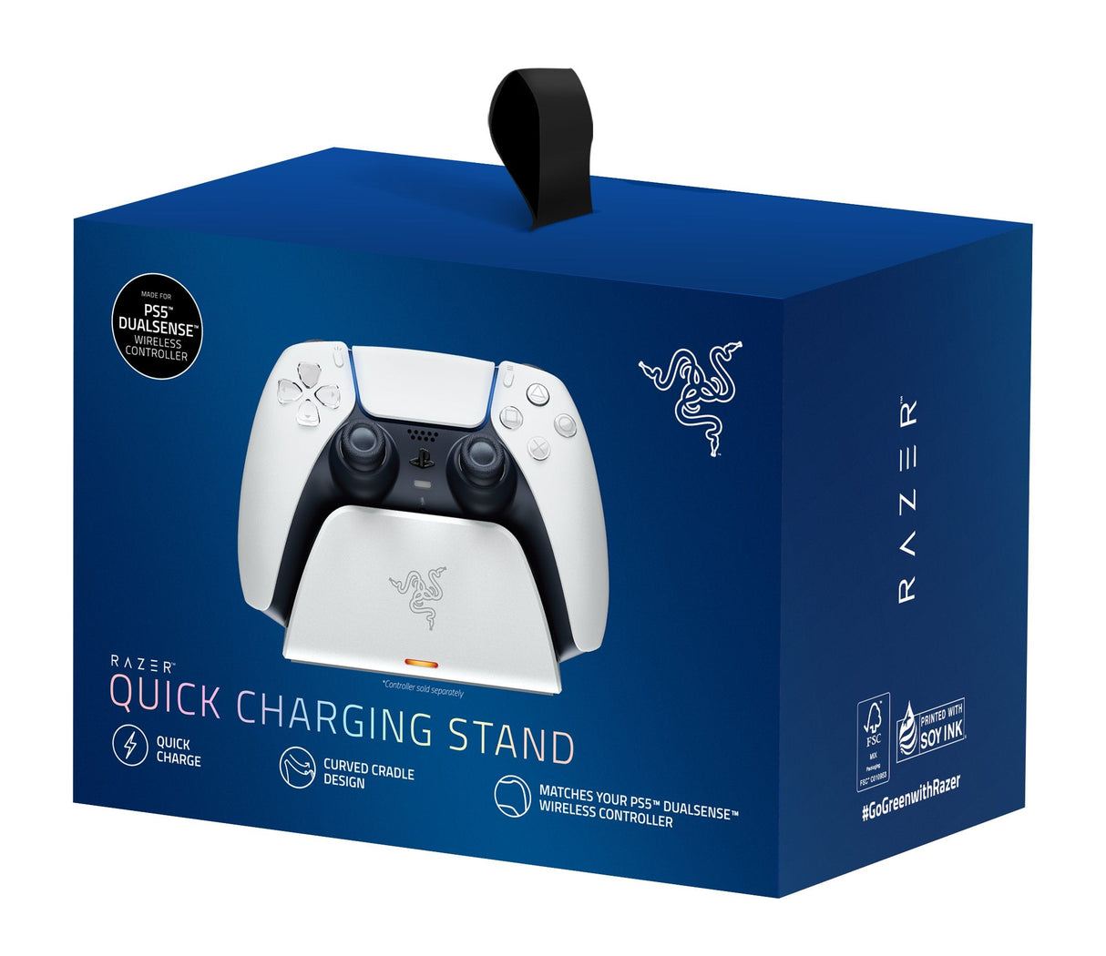 Razer Soporte De Carga Rápida Ps5 Blanco