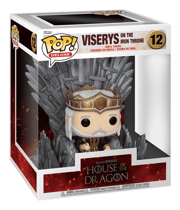 Funko Pop Casa Del Dragon Viserys En El Trono De Hierro 76470