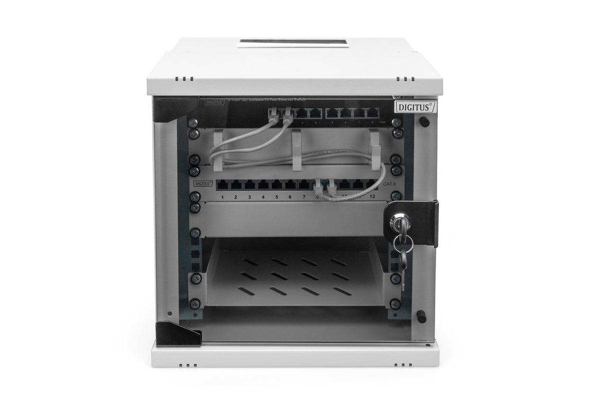 EAN 4016032493624 - Digitus DN-49100 armario rack 6U Bastidor de pared Gris imagen 2
