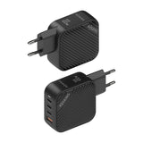 Aisens Cargador Gan 100w, 3xusb-C Pd3.0 Qc4.0, 1xusb-A Qc3.0, Negro