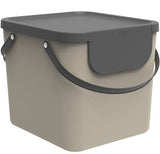 Rotho Albula Cappuccino - Contenedor Para La Separación De Residuos - 40l