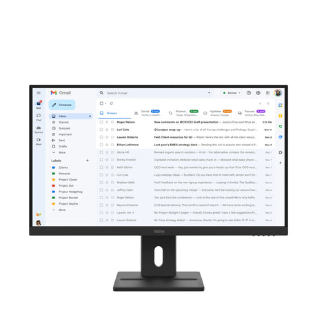 EAN 0198157546882 - Lenovo ThinkVision E27-40 pantalla para PC 68,6 cm (27") 1920 x 1080 Pixeles Full HD LCD Negro imagen 1