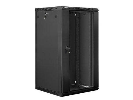 EAN 5901969403275 - Lanberg WF01-6622-10B armario rack 22U Bastidor de pared Negro imagen 2