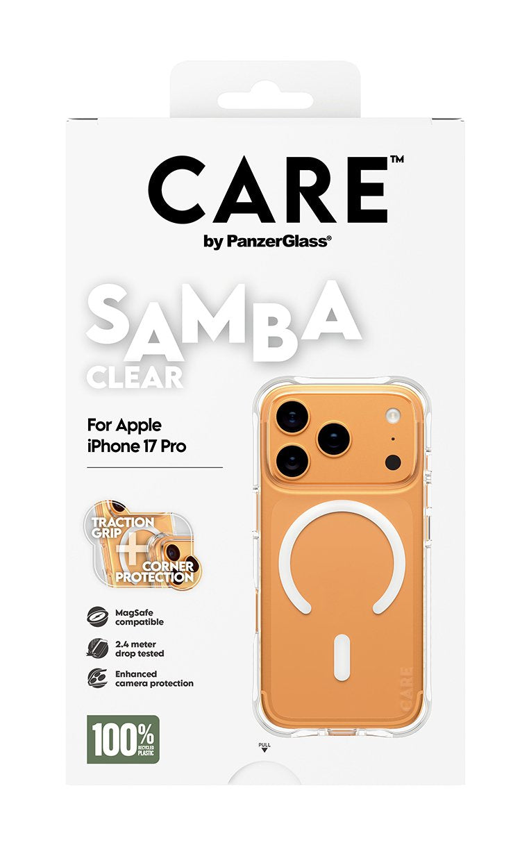 EAN 5715685027055 - PanzerGlass CARE™ by ® Samba Case Transparent w. White MagSafe iPhone 17 Pro funda para teléfono móvil Tr imagen 3