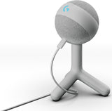 Micrófono Logitech G Yeti Orb,  Condensador Rgb Con Lightsync Para Gaming, Micrófono Usb Para Streaming, Cardioide, Plug And Play Usb Para Pc/Mac - Blanco