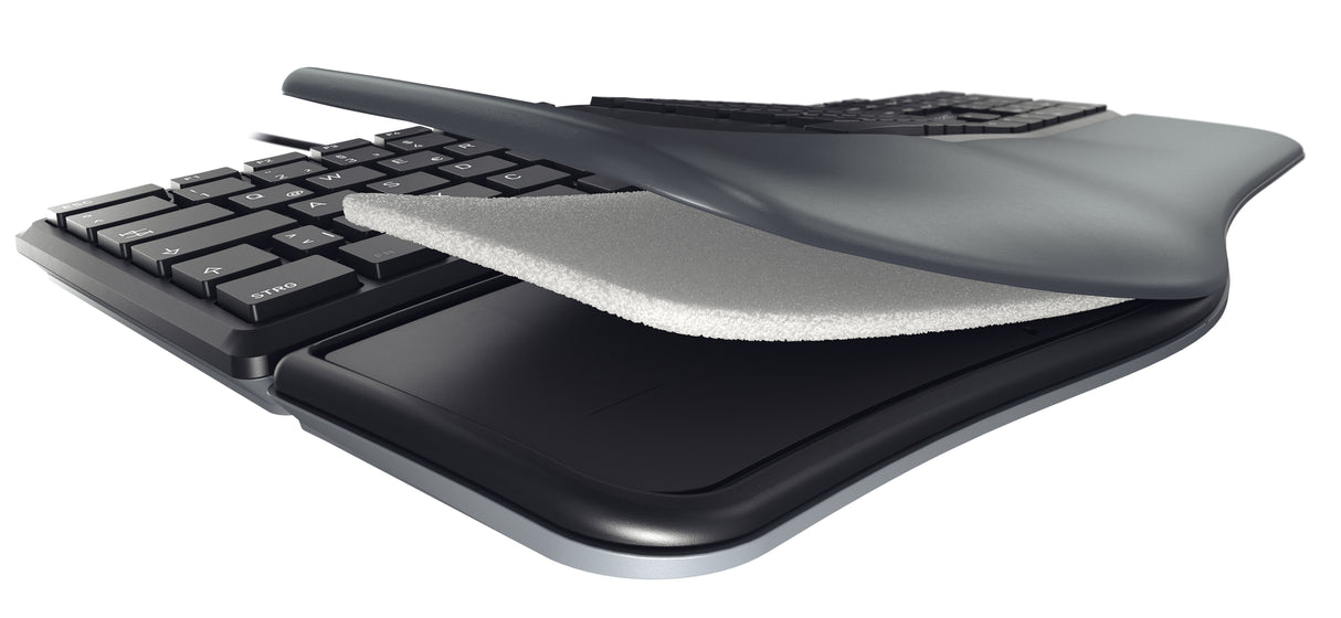 EAN 4025112093951 - CHERRY KC 4500 ERGO teclado Universal USB QWERTY Inglés del Reino Unido Negro imagen 3