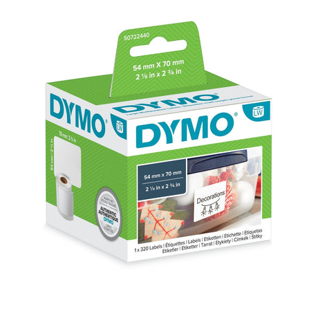 EAN 5411313990158 - DYMO LW - Multi-Purpose Labels - 54 x 70 mm - S0722440 Blanco Etiqueta para impresora autoadhesiva imagen 1