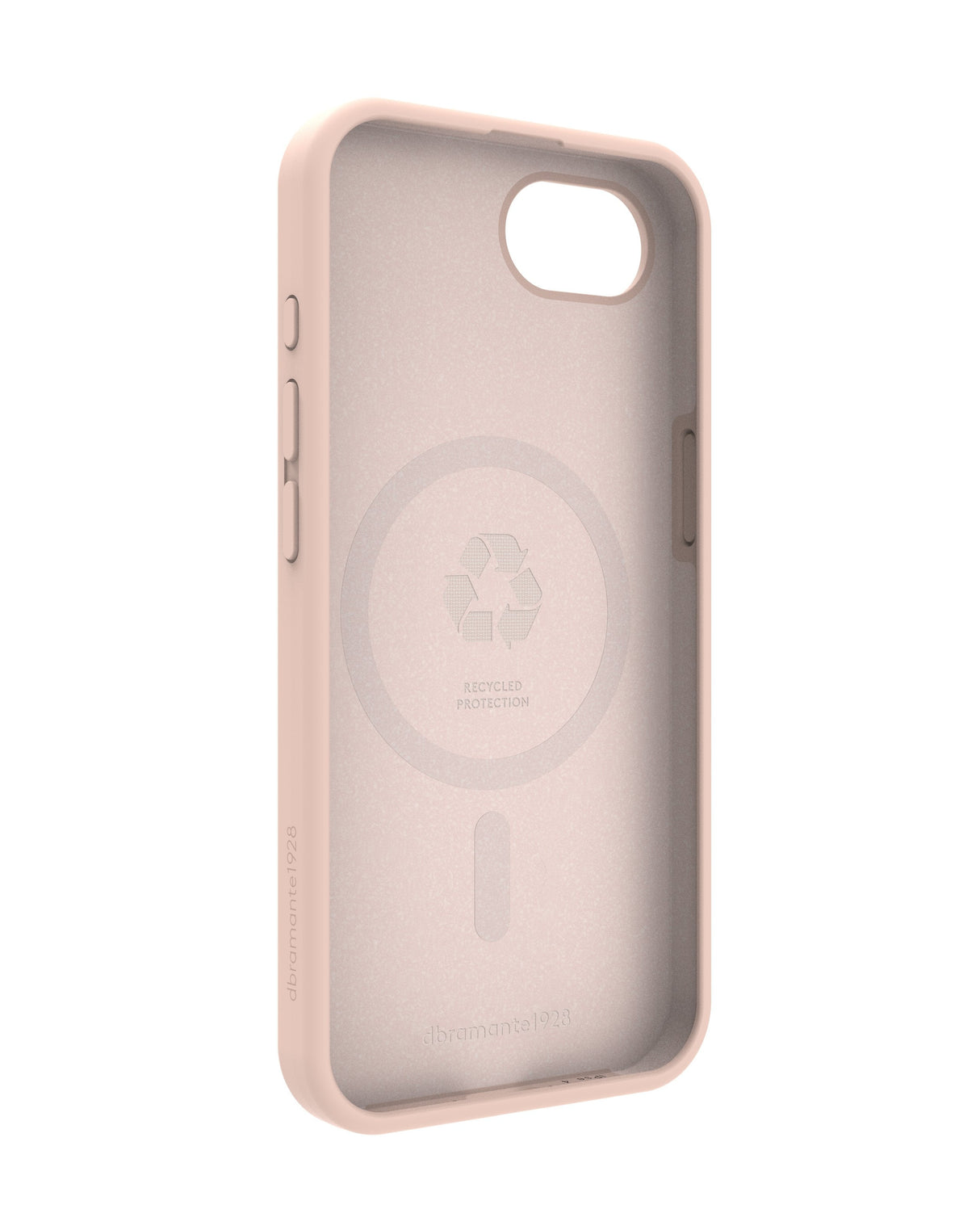 Dbramante1928 Monaco Carcasa Trasera Para Teléfono Móvil Compatibilidad Con Magsafe Silicona Plástico Arena Rosa Para Apple Iphone 16e 17e