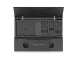 Delock Card Reader Usb 5 Gbps Usb Type-C   Typ-A Für Sd Und Micro Sd Speicherkarten Mit Praktischem Speicherkarten Etui - Schwarz