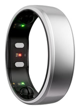 Anillo Inteligente Ringconn Gen2 Para Mujeres Y Hombres - Dispositivo Portátil Para El Seguimiento Del Sueño Y La Actividad Física - Frecuencia Cardíaca - Color Plata Futuro, Talla 14