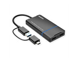 Usb Display Adapter Usb Tipo A+C - 2x Hdmi