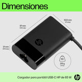 Cargador Para Portátil Hp Usb-C De 65 W, Cargador