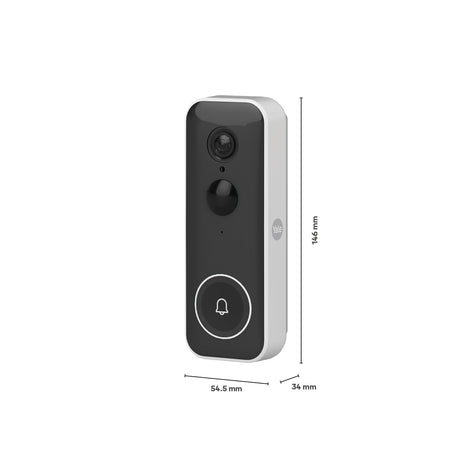 EAN 5052847126110 - Yale SV-VDB-1A-W timbre de puerta Negro, Blanco imagen 2