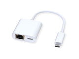 Roline Usb 3.2 Gen 2 Tipo C A Gigabit Ethernet Convertidor + 1x Pd Port 100w