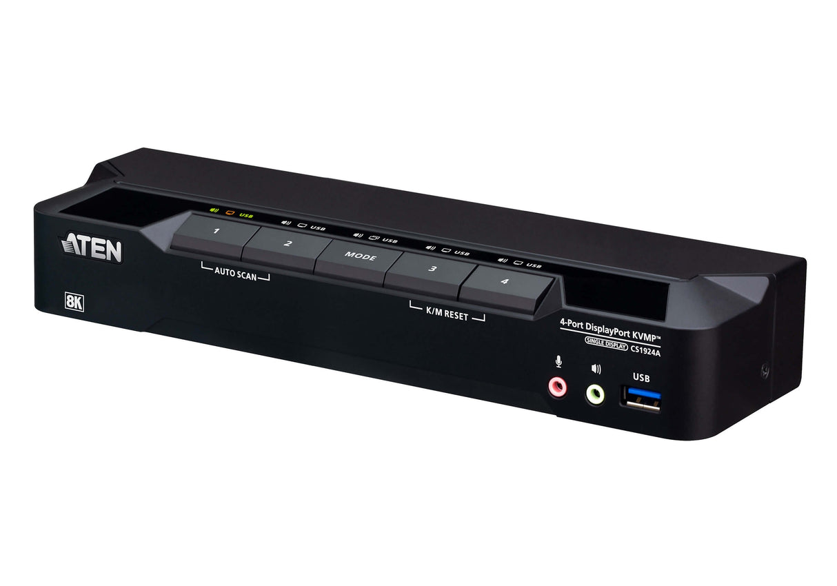 Aten Cs1924a-At-G 4-Port Usb 3.0 8k Pantallaport Kvmp. Sw