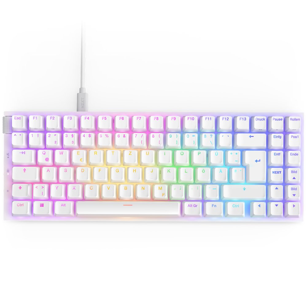 Nzxt Function 2 Minitkl, Teclado De Juegos Negro, De-Layout, Nzxt Optical Kb-002nb-De