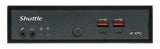 EAN 887993007304 - Shuttle Slim AI PC DN11H7 1,35 l tamaño PC Negro 155H Intel® SoC imagen 2