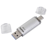 Hama Laeta Memoria Pendrive Usb 3.0 Con Tapa - 32gb De Capacidad - 40mb/S De Transferencia - Funcion Otg - Usb-C -