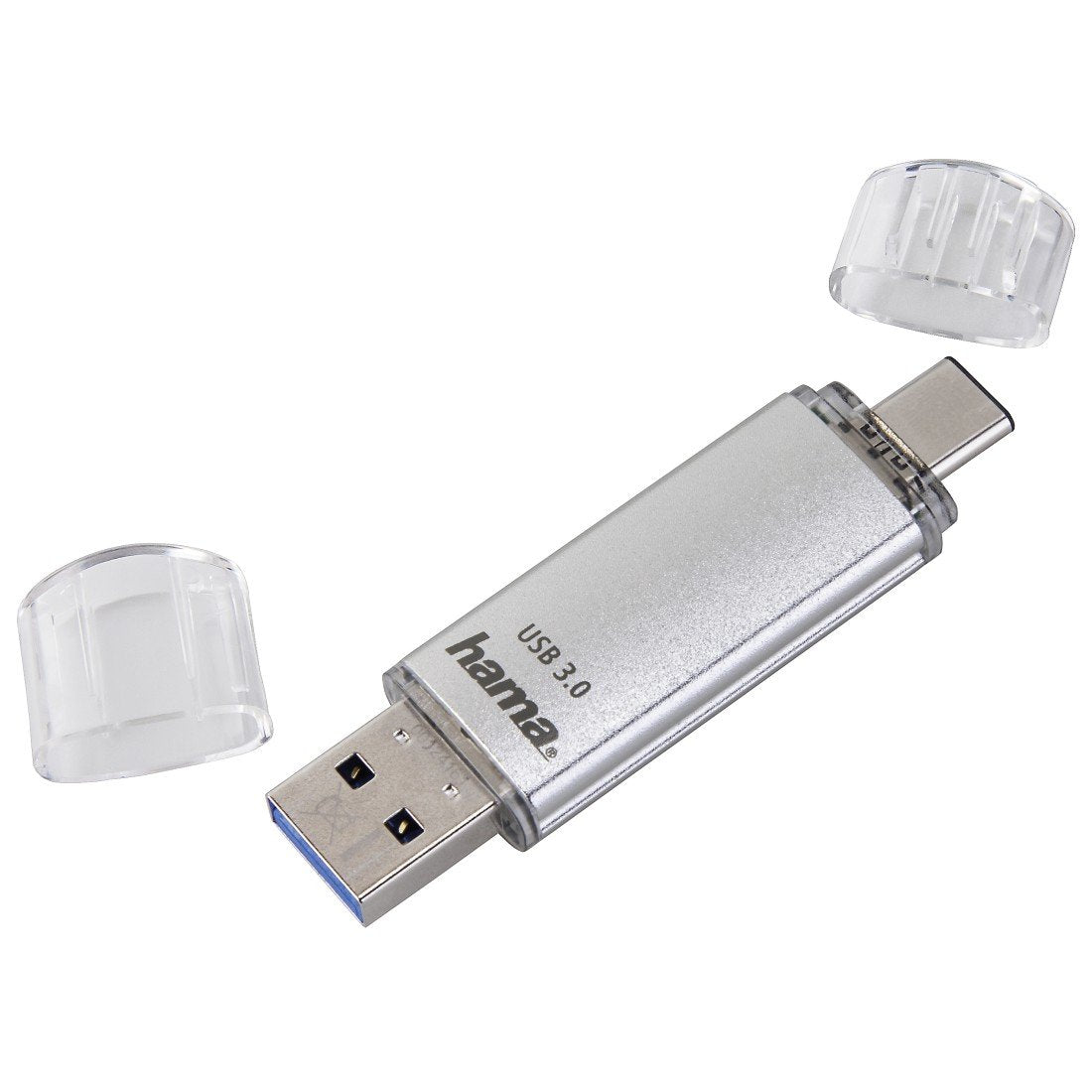 Hama Laeta Memoria Pendrive Usb 3.0 Con Tapa - 16gb De Capacidad - 40mb/S De Transferencia - Funcion Otg - Usb-C -