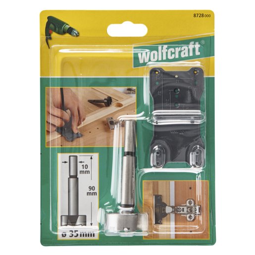 Juego De Brocas Forstner, 2 Piezas 8728000 Wolfcraft