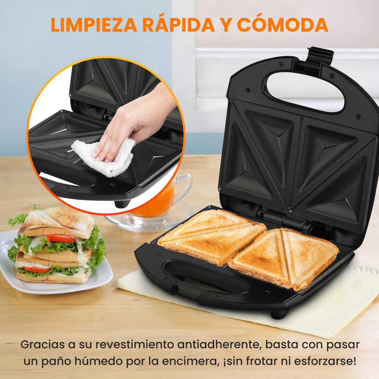 Extralink Smart Life Sandwich Maker Sj-22, 750w
