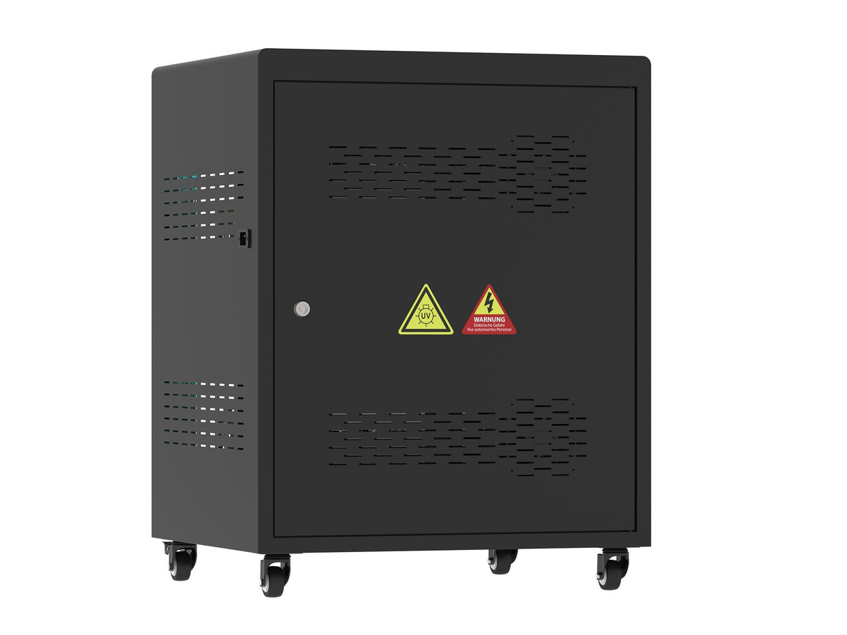 Goodconnections Antares Pro N24c Notebook-Carro De Carga Hasta 15,6" Usb-C 65w Port Pd3.0 Uvc-Desinfektion Negro