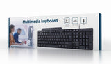 EAN 8716309091138 - Gembird KB-UM-104 teclado Universal USB QWERTY Inglés de EE. UU. Negro imagen 5