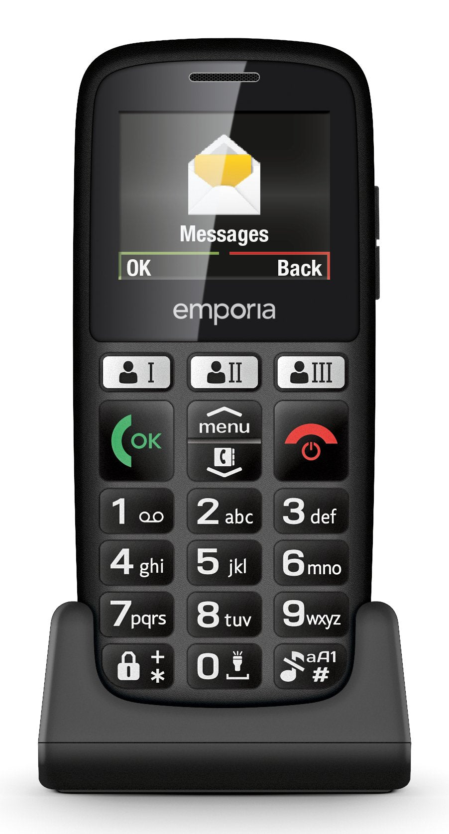 Emporia Happy 70 G Negro Teléfono Básico