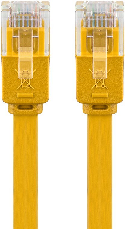 EAN 4040849964206 - Goobay 96420 cable de red Amarillo 3 m Cat6 U/UTP (UTP) imagen 4