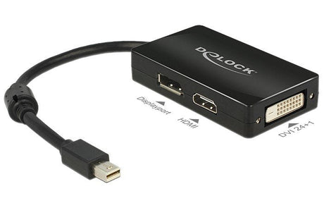 EAN 4043619626236 - DeLOCK 0.16m DisplayPort/Displayport + HDMI + DVI 0,16 m Mini DisplayPort DisplayPort + DVI + HDMI Negro imagen 1
