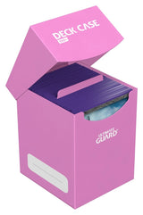 Caja De Cartas Ultimate Guard Deck Case 100+ Tamaño Estándar Fucsia