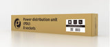 EAN 8716309116800 - Gembird EG-PDU-014-C14 unidad de distribución de energía (PDU) 8 salidas AC 1U Negro imagen 2