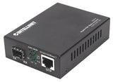 EAN 0766623508216 - Intellinet 508216 convertidor de medio 1000 Mbit/s Negro imagen 1