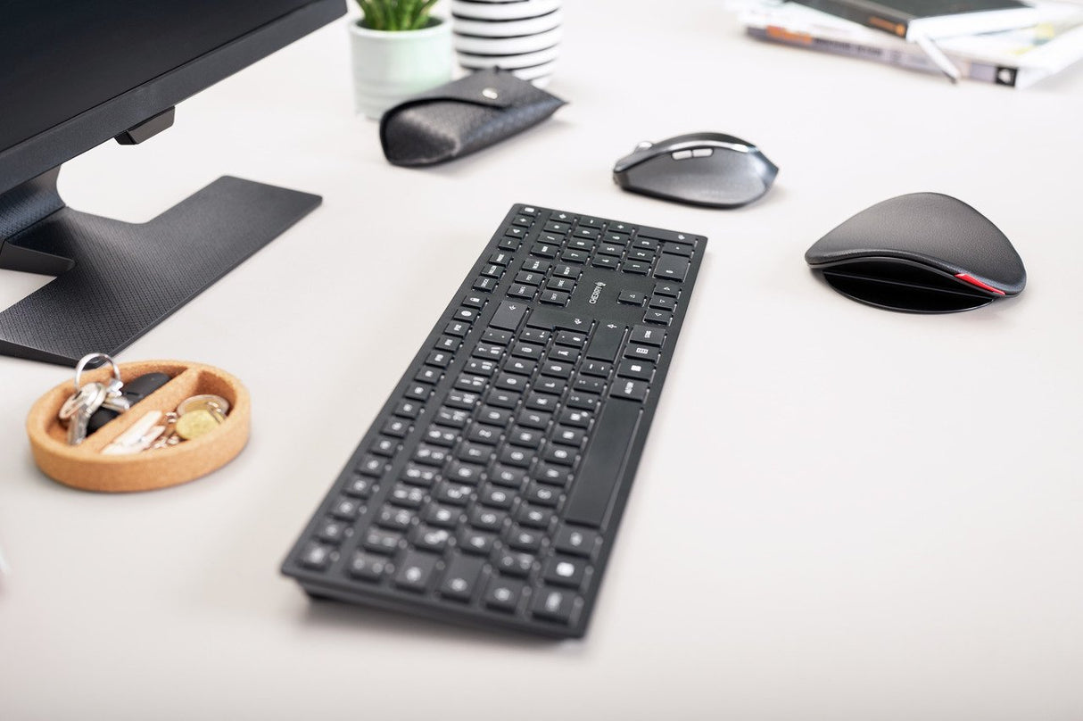 EAN 4025112097157 - CHERRY KW 9100 SLIM teclado Universal RF Wireless + Bluetooth QWERTZ Alemán Negro imagen 12