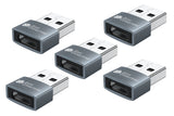 EAN 4014619881802 - Alcasa USB-AD203-5 cambiador de género para cable USB-A USB-C Gris imagen 1