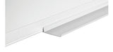 Bi-Office Ayda Pizarra Blanca Melaminada Doble Cara 600x450mm - Permite Colocacion Vertical U Horizontal - Marco De