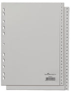 Regimro De Números Duradero A4 Pemañas Probadas 1-52 Pp Cubierta Completa. Gris