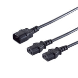 S-Impuls Cable De Alimentación En Y Conector Iec An 2x Kaltgertebuchse 1,8m