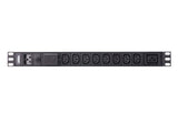 9-Outlet 1u Basic Pdu With Surge Protection (16a) (8x C13, 1x C19)
