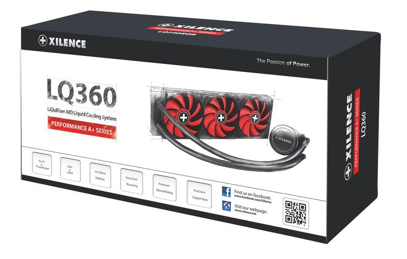 Xilence Liqurizer Lq360, Refrigeración Por Agua Negro Rojo