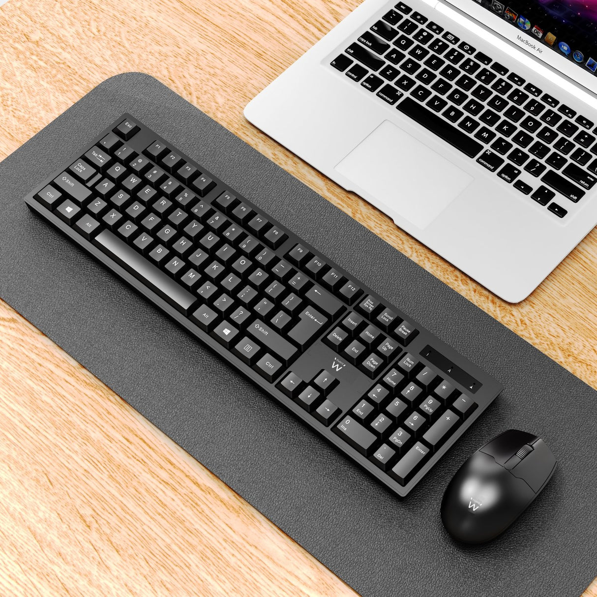 EAN 8052101431902 - Ewent EW3282 teclado Ratón incluido Universal RF inalámbrico QWERTY Portugués Negro imagen 2